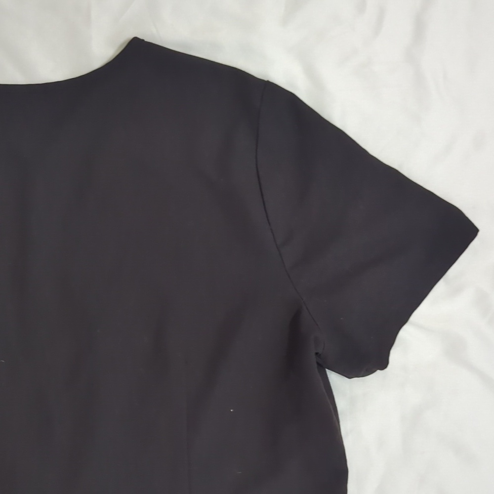 Figs Casma Three-Pocket Scrub Top, Color Black Size XL - Picture 13 of 15